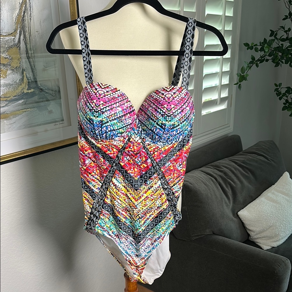 Swimsuits For All Multicolor One Piece